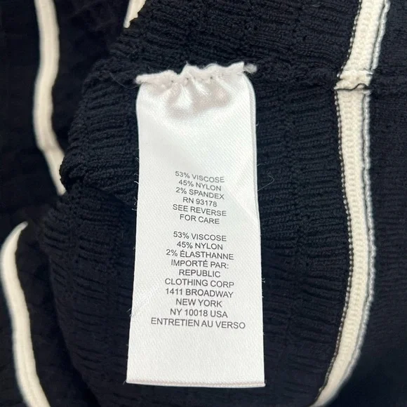 House of Harlow 1960 black knit polo matching set with crop top and skirt small - Picture 13 of 13